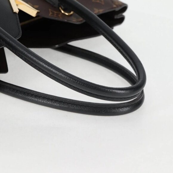 LOUIS VUITTON Monogram Kimono PM Tote Bag 2way Black M41855 LV Auth 118925M - Picture 8 of 16